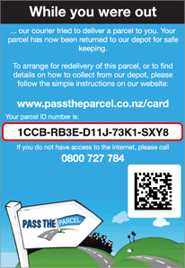 Pass the Parcel - Card